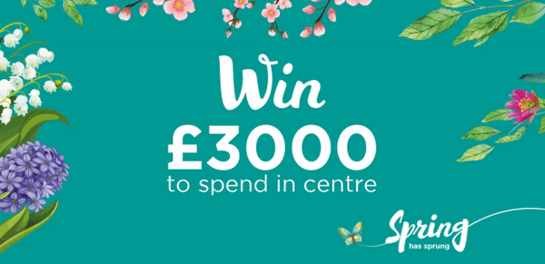 Win £3000 to spend in centre